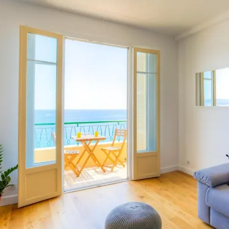 Sunny Private With Sea View Near The Beach * Nice